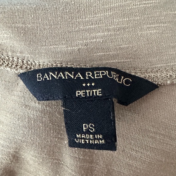Banana Republic petite XS soft heather grey open front cardigan - Picture 3 of 4